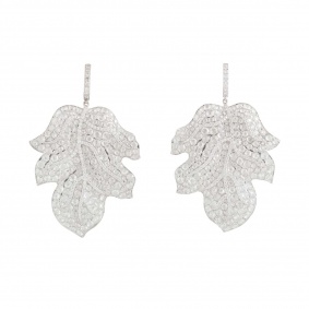 White Gold Diamond Earrings